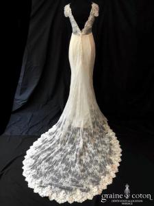 Veronika Jeanvie - Création sirène en dentelle et crêpe