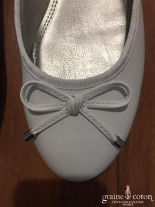 Marco Tozzi - Ballerines en cuir blanc