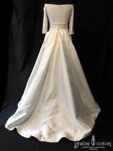 Jesus Peiro et Atelier Emelia - Robe en crêpe et jupe en mikado de soie ivoire