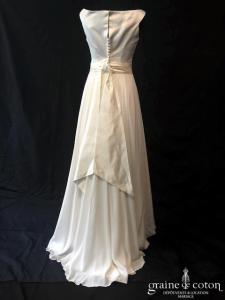 Dessine moi une robe - Création en satin duchesse et crêpe georgette