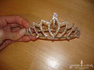 Diadème strass ovale
