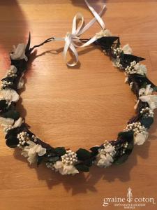 Les couronnes de Victoire - Couronne de vraies fleurs stabilisées