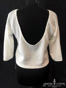 Bianco Evento - Pull en laine effet cachemire
