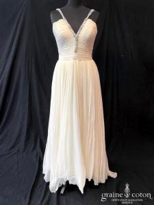 I Love Me by Galvan Sposa - Création drapée en mousseline de soie