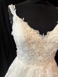 Susanna Rivieri - Robe en tulle ivoire et dentelle dos V