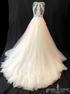 Cosmobella - Robe en tulle et dentelle effet tatouage