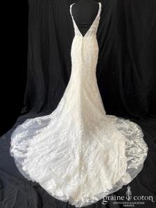 Lilian West - Robe une pièce sirène dentelle et perles