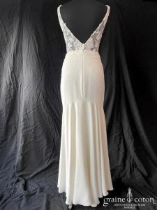 Daalarna Couture par Metal Flaque - Création sirène en soie et top fleurs