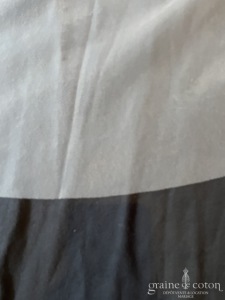 Bianco Evento - Voile long de 3 mètres en soft tulle bords bruts