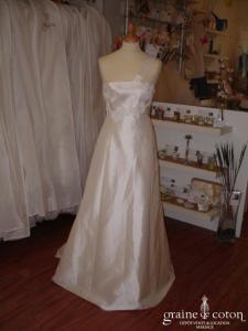 Mariées de Paris - Robe en soie ivoire