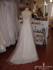 Mariées de Paris - Robe en organza ivoire