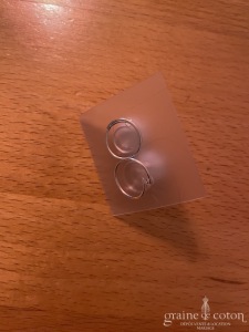 Création - Lot de 12 curlys fleurs blanches