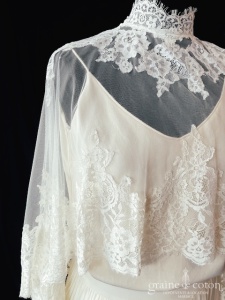 Lambert Création et Delphine Manivet - Jupe mousseline top César et cape dentelle Poirier