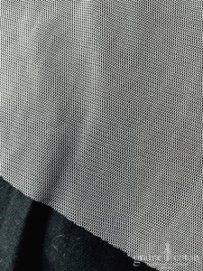 Poirier - Voile long de 3,50 mètres en tulle souple ivoire à bords bruts