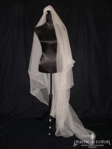 Pronovias - Voile ivoire long de 2 mètres