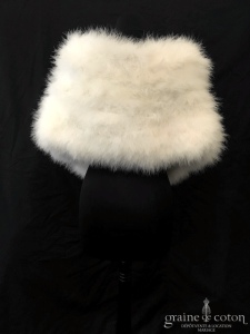 Cymbeline - Étole / cape en duvet de cygne