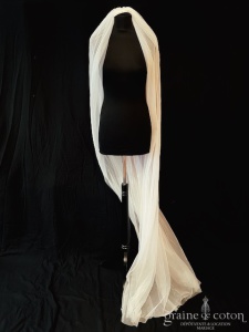 Marylise - Voile long de 250 cm en tulle souple