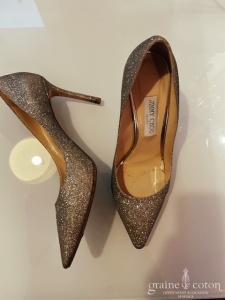 Jimmy Choo - Escarpins Romy Platinum ice