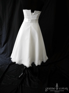 Bianco Evento - Peonia et son boléro encolure bateau