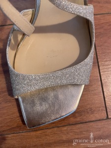Jimmy Choo - Sandales Azia platine