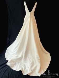 Daniela di Marino - Robe en taffetas ivoire