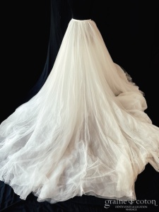 Pronovias - Sur jupe en tulle ivoire clair