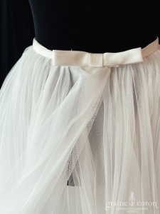 Pronovias - Sur jupe en tulle ivoire clair