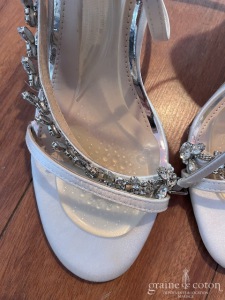 Bridal Starlight - Sandales ivoires à perles et strass