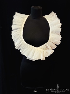 Cymbeline - Boléro cache coeur ivoire volanté