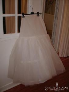 Pronuptia - Jupon blanc à cerceau