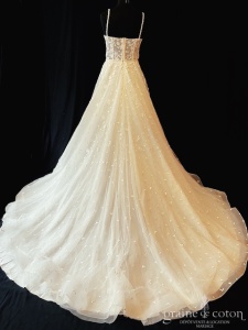 Selestia - Robe bustier en tulle et dentelle