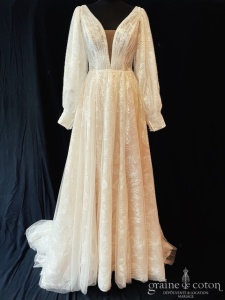 Oxford Street - Création en tulle souple et dentelle fleurie