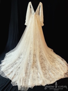 Oxford Street - Création en tulle souple et dentelle fleurie