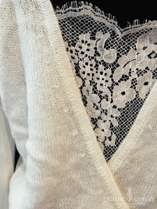 Maison Emailla - Pull mohair Amélia ivoire