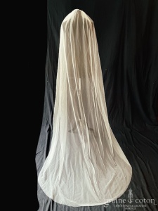 Rime Arodaky - Voile de 220 cm en tulle souple brut