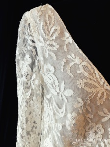 Maison Floret - Top en fine dentelle et manches 3/4