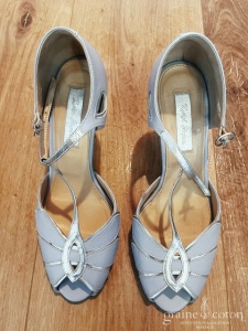 Rachel Simpson - Escarpins salomés Mimosa bleu