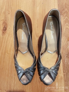 Rachel Simpson - Escarpins sandales cuivre en cuir