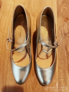 Rachel Simpson - Escarpins Chloé dorées en cuir