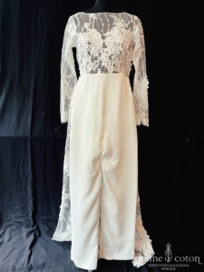 Jodie Paris - Combinaison en crêpe et dentelle