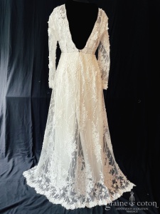 Jodie Paris - Combinaison en crêpe et dentelle