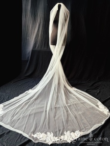 Bianco Evento - Voile long de 300 cm en 