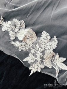 Bianco Evento - Voile long de 300 cm en 