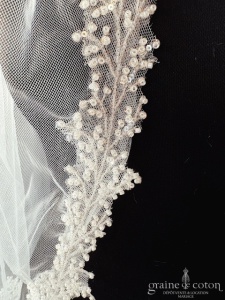 Bianco Evento - Voile court 