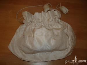 Carmélina créations - Aumônière ivoire