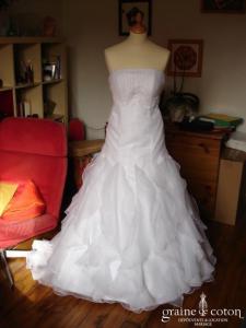 Création sur mesure - Robe bustier blanche