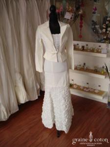 Suzanne Grignard pour Saxo - Ensemble jupe, bustier et veste