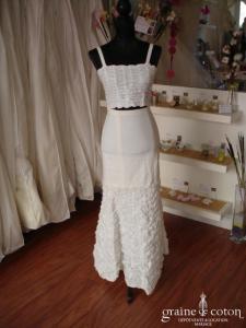 Suzanne Grignard pour Saxo - Ensemble jupe, bustier et veste