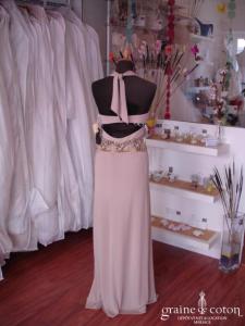 Invito Haute Couture - Robe de soirée longue crème