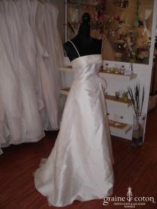 Mariées de Paris - Robe en mikado et organza ivoire